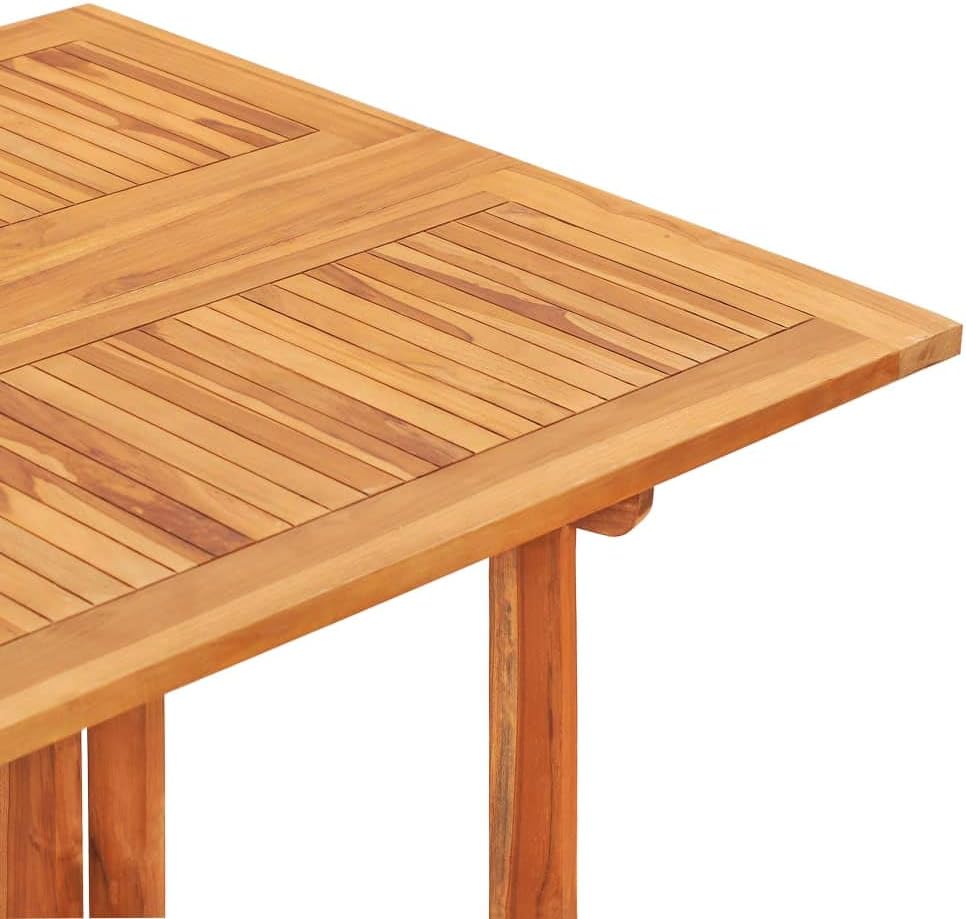 Folding Butterfly Patio Table,Outdoor Dining Tables,Dinette Tables,Display Tables,Garden Furniture,Snack Tables,Game Tables,for Patios,Decks,Lawns,Gardens, 59.1"x35.4"x29.5" Solid Teak Wood