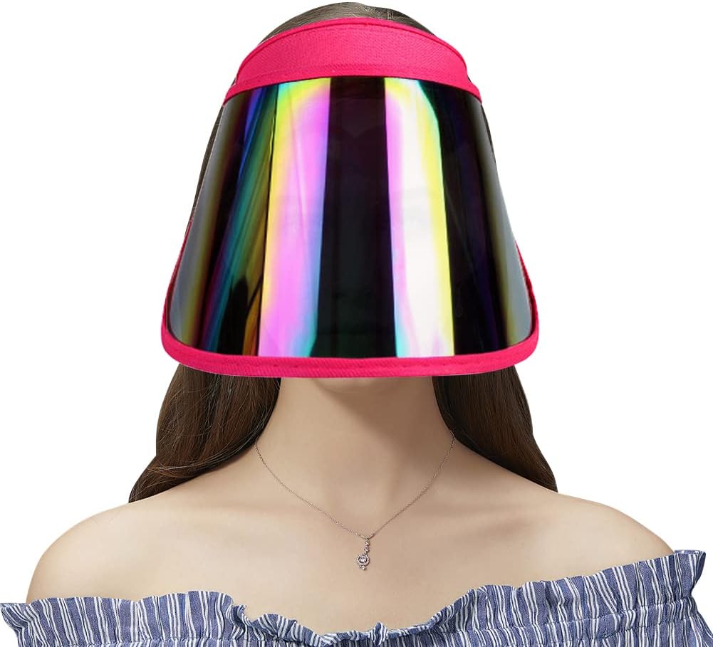 Face_Shield Protector Sun Visor Hat UV Protection Summer Sun Cap Great for Oudtoor Hiking Camping Golf Tennis Cycling