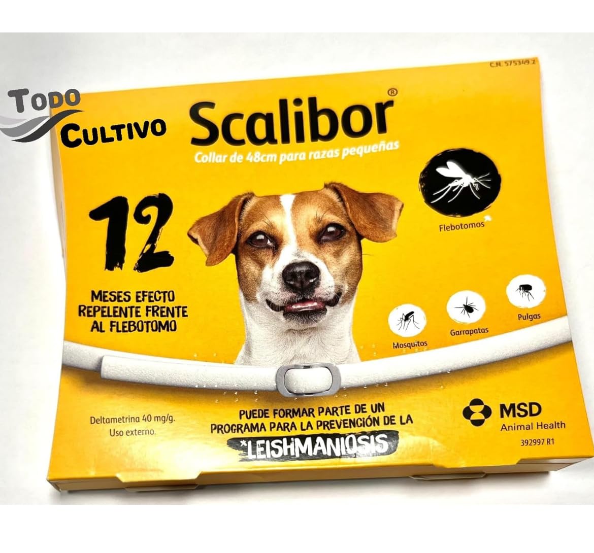 Scalibor Original 48 cms. Collar para Perro antiparasitario de 12 Meses de duración.