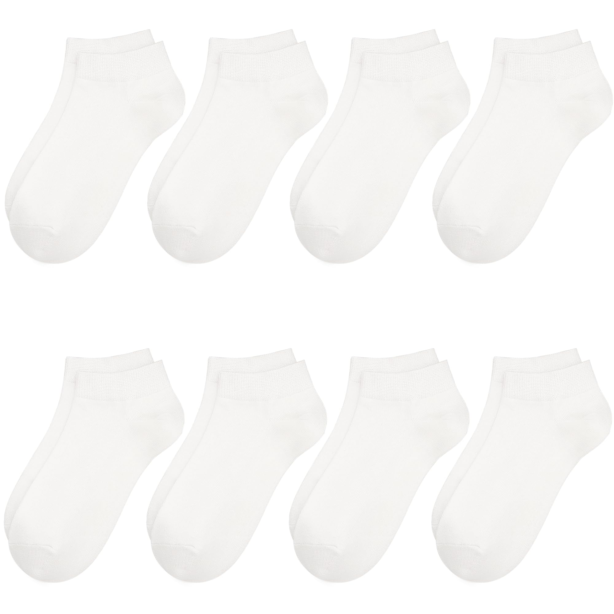 Ankle Socks for Women Thin Bamboo Viscose Breathable Low Cut Soft Casual Ladies Sock 4/8 Pairs