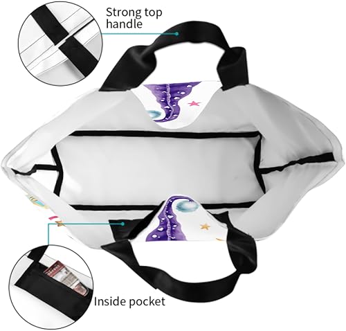 Miniatura 8 de Bolso de hombro grande reutilizable respetuoso del medio ambiente bolsas de compras portátil de almacenamiento