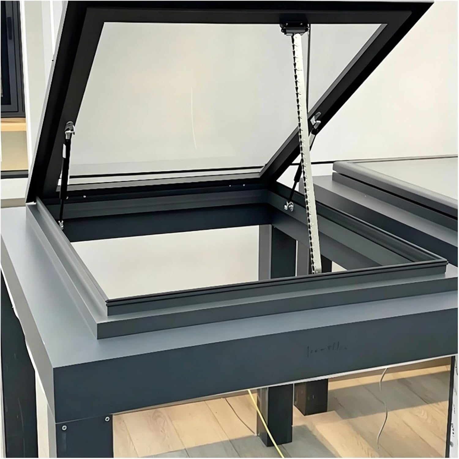 Automatic Electric Single Chain Skylight Windows Opener Motor Actuator Smart Motorized Window Opener, Electric Skylight Chain Opener, 300mm-1000mm(500mm/20.5in)