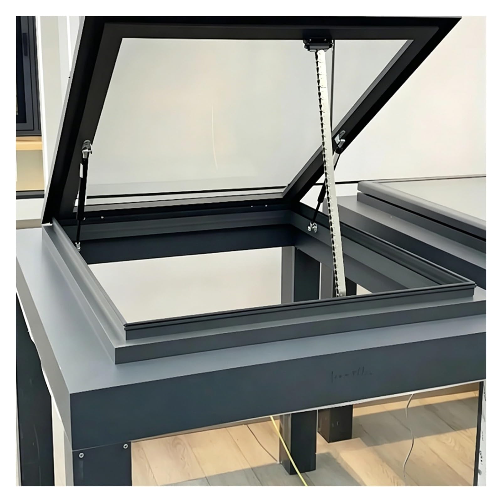 Elektrischer Fensteröffner mit Fernbedienung & Regensensor 400 Drehmoment Automatischer Kettenöffner 500mm