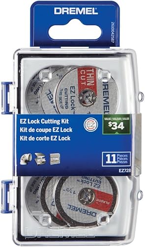 Dremel EZ728-01 Kit de accesorios de corte EZ Lock de 11 piezas Micro