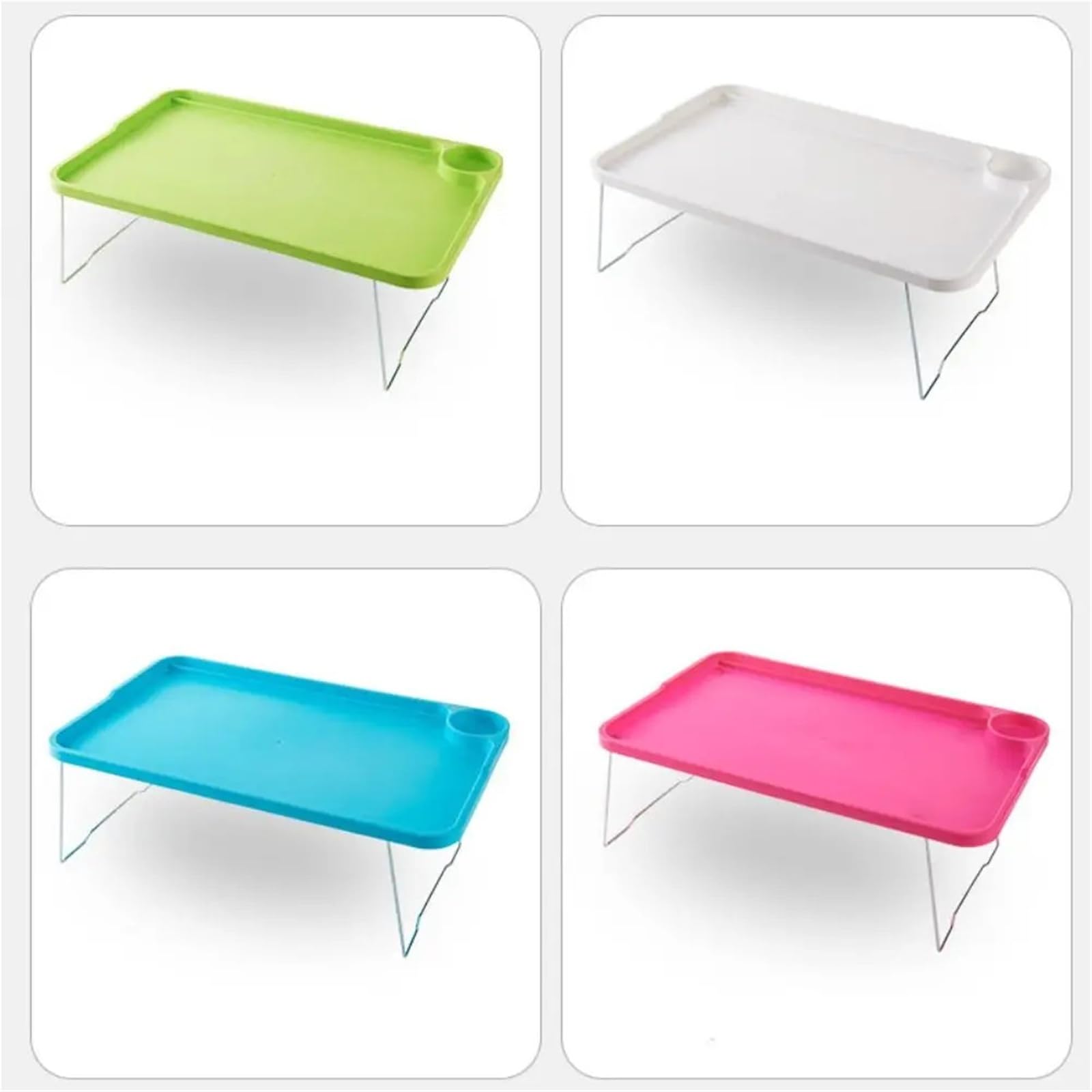 Faltbares Frühstücks-Laptop-Tablett mit Ständer, vielseitiger Betttisch & Slish Schreibtisch für Zuhause, Büro und Reisen (blau), ideal für Arbeit, Essen, Entspannen und Spielen