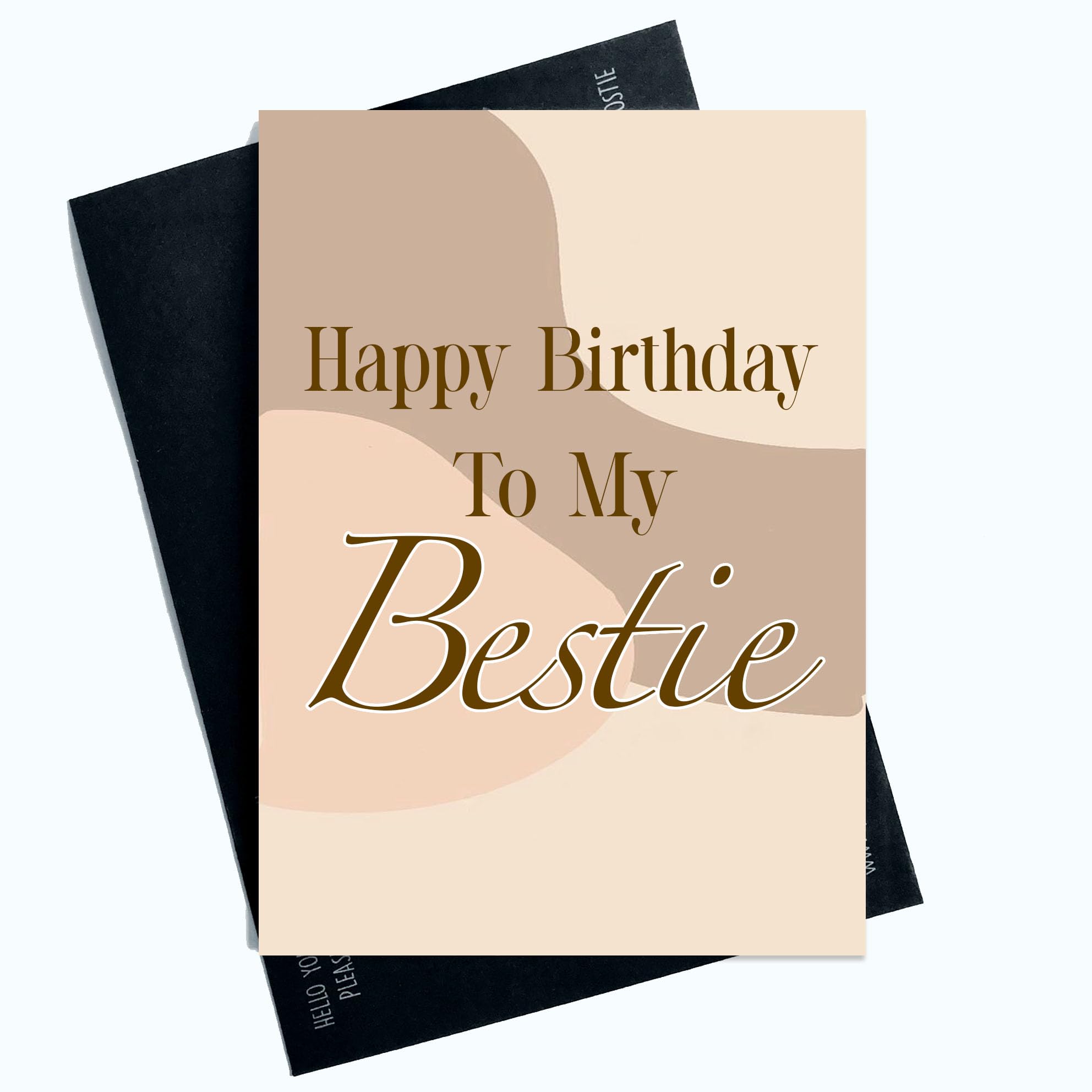 Birthday Cards For Her Happt Birthday To My Bestie Card Swirly Pattern Joke Laughter Fun Novelty SP38