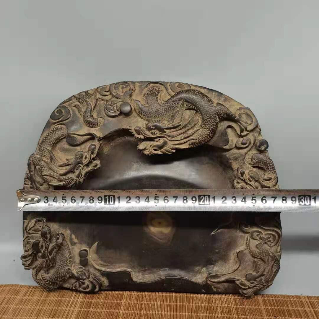 中国端硯 石刻端硯 中国美術 龍 中国端硯 石刻端硯 中国美術 龍 硯
