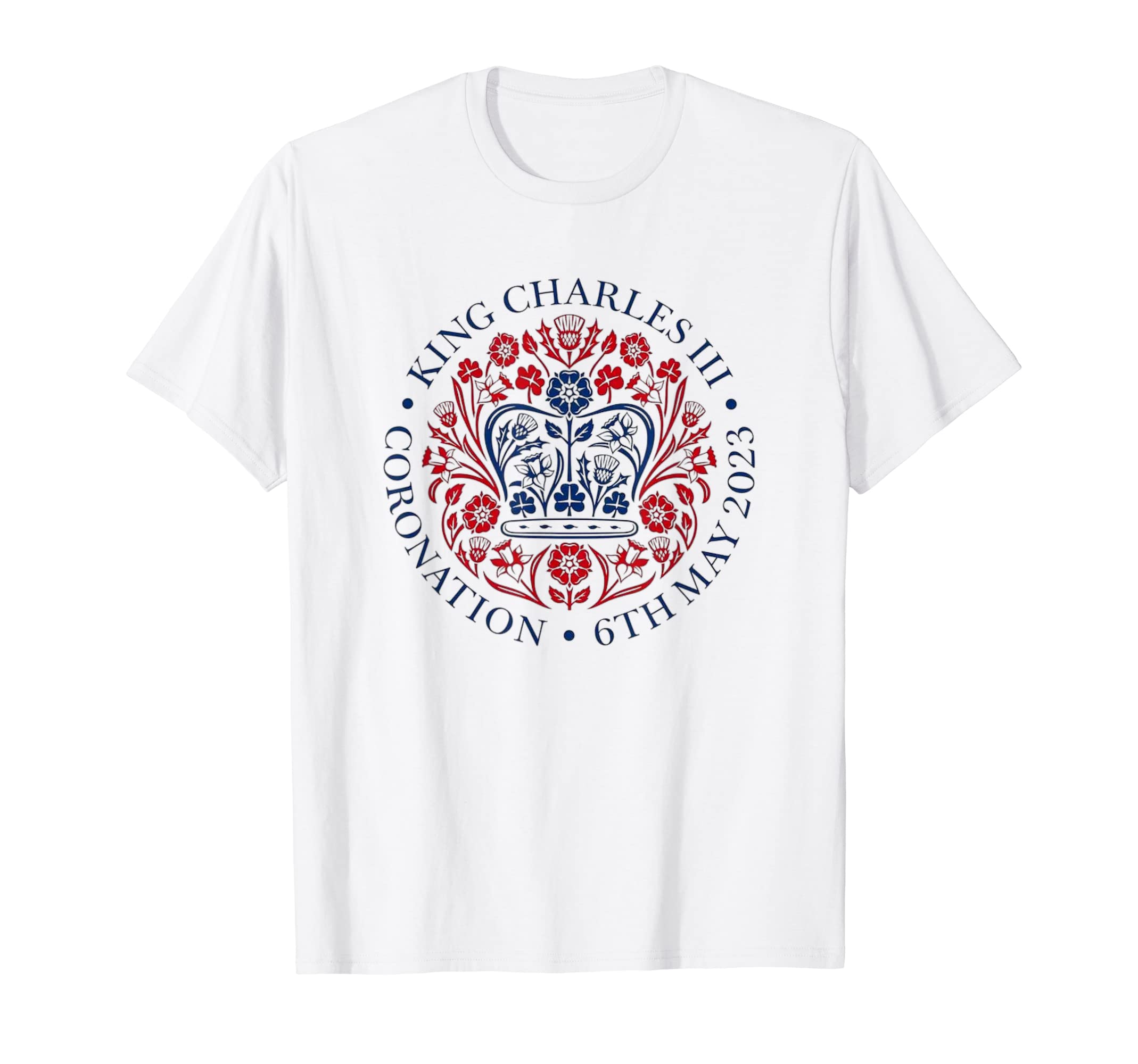 King Charles III Royal Family Coronation Official Logo 2023 T-Shirt