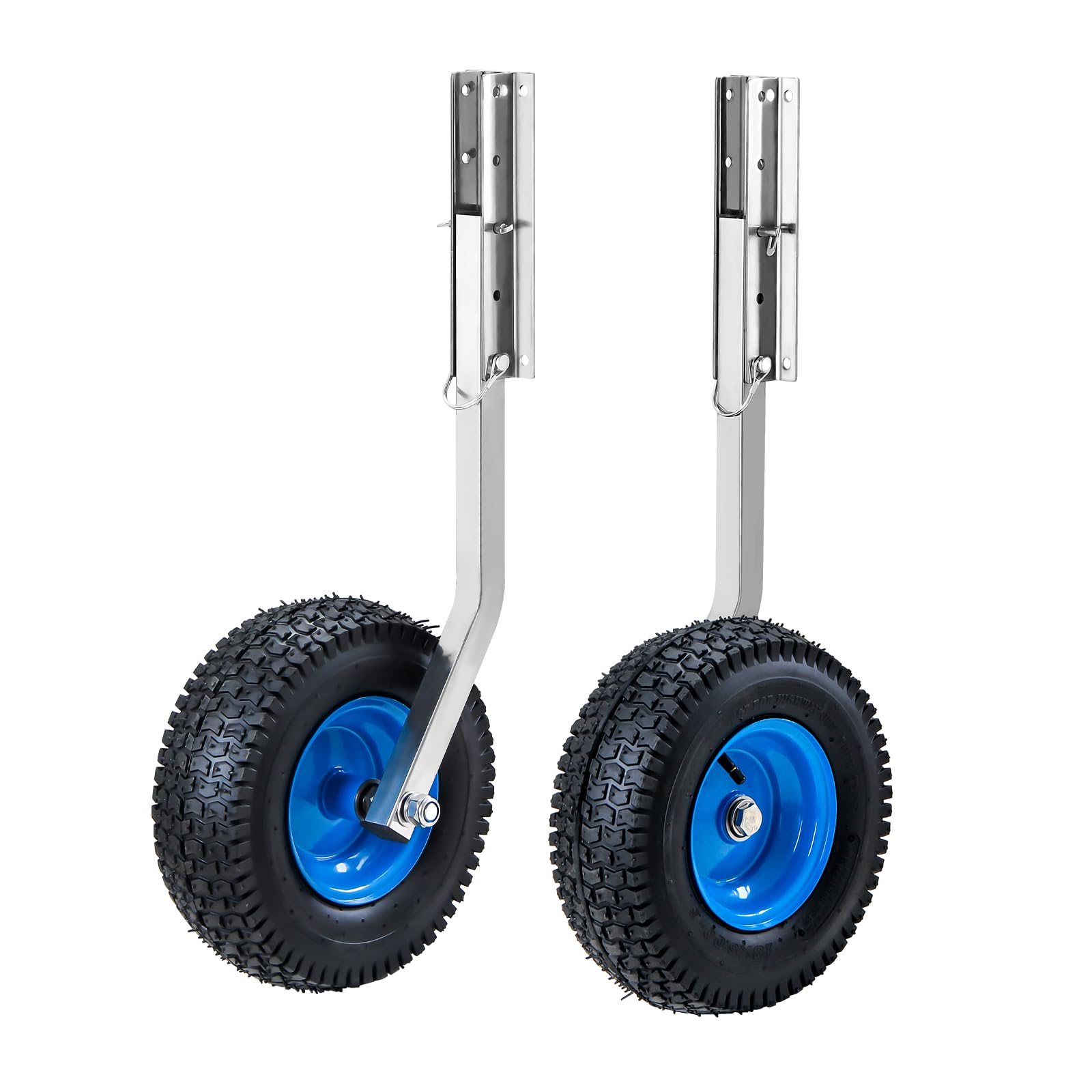 Photo 1 of KODOM Boat Launching Wheels Boat Transom Launching Wheel with 600Lbs Load Capacity Jon Boat Wheels for Inflatable & Aluminum Boats with 2 Pcs Quick Release Pins 12'' Wheels 600LBS