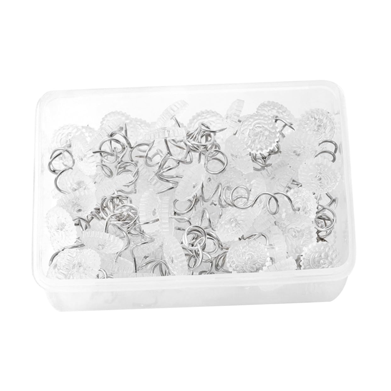 GRIRIW Upholstery Pins Twist 100pcs Sofa Spiral Nail Tacks Non-Marking and Easy to Install