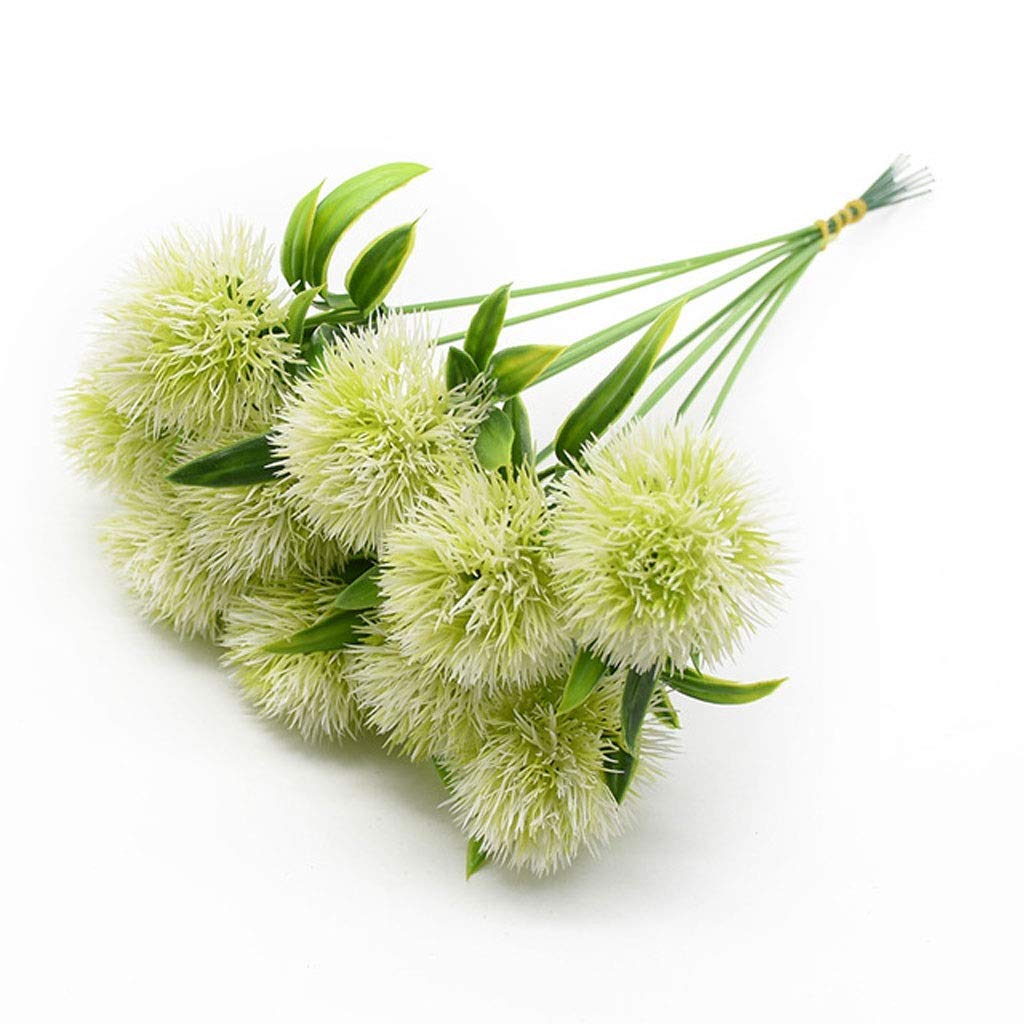 5 Pieces Plastic Dandelion Household Products Vases for Home Decor Wedding Bridal Accessories Clearance Cheap Artificial Flowers one