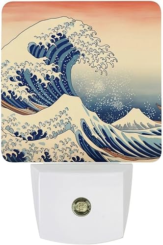 Miniatura 11 de Luz nocturna de luna y cielo estrellado, luces nocturnas enchufables para decoración de pared, para dormitorio, baño, pasillo, cocina, con luz del