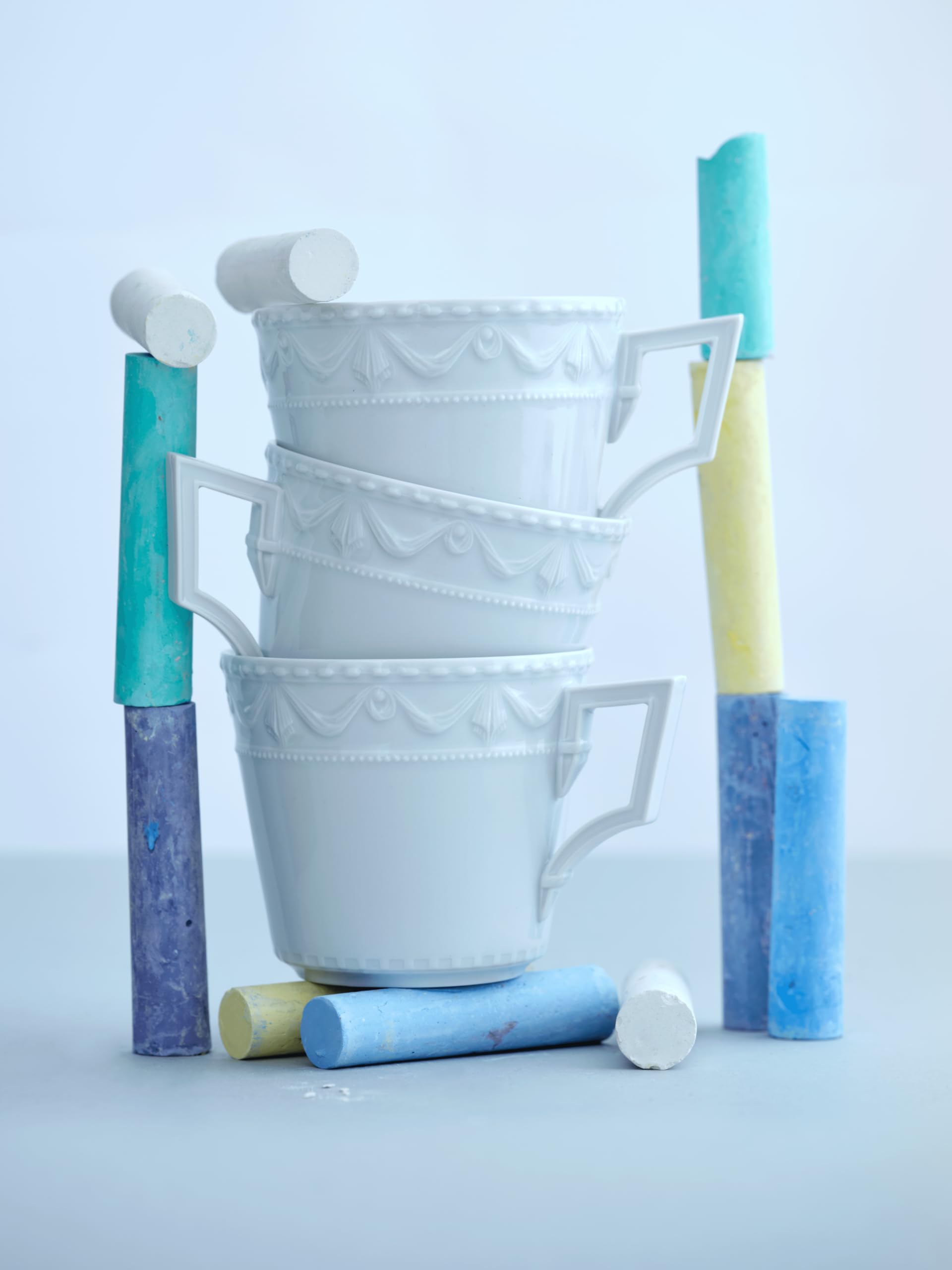KPM Berlin Kurland Tasse à café en porcelaine, fabriquée à la main à Berlin, 0,36 l, blanche, dans un coffret cadeau
