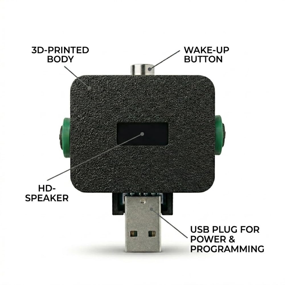 Home Security Assistant Sidekick Lite Upgrade-Version Von Sidekick Eve USB Wi-Fi Bluetooth AI Home Security Assistant