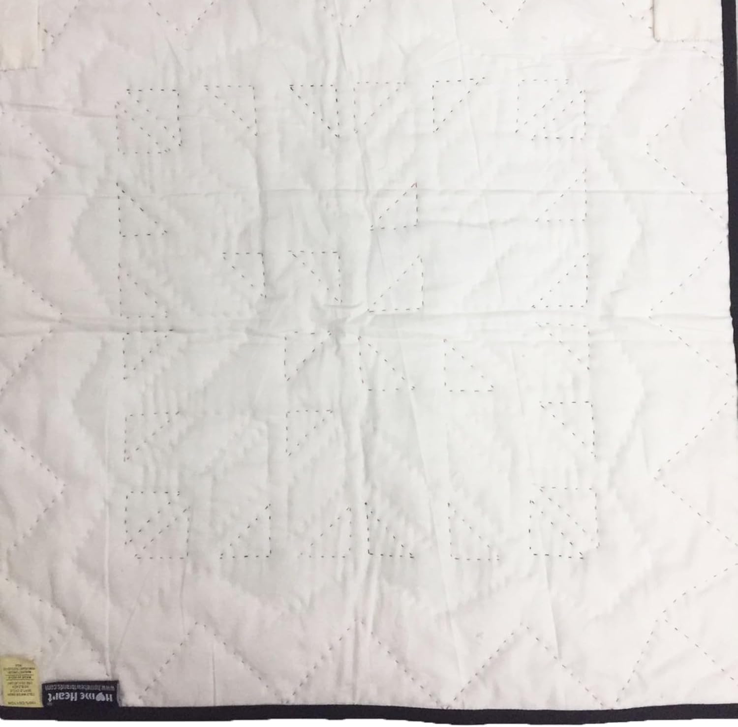 Broken Star Hand Quilted 19 inches by 19 inches 100% Cotton Wall Hanging, Block Quilt, Table Topper Quilt, Rod Pocket Quilt
