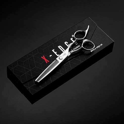 Miniatura 7 de Tijeras para adelgazar el cabello, tijeras profesionales de 6 pulgadas, hechas de Japón 440C, tijeras de peluquería para corte de pelo para