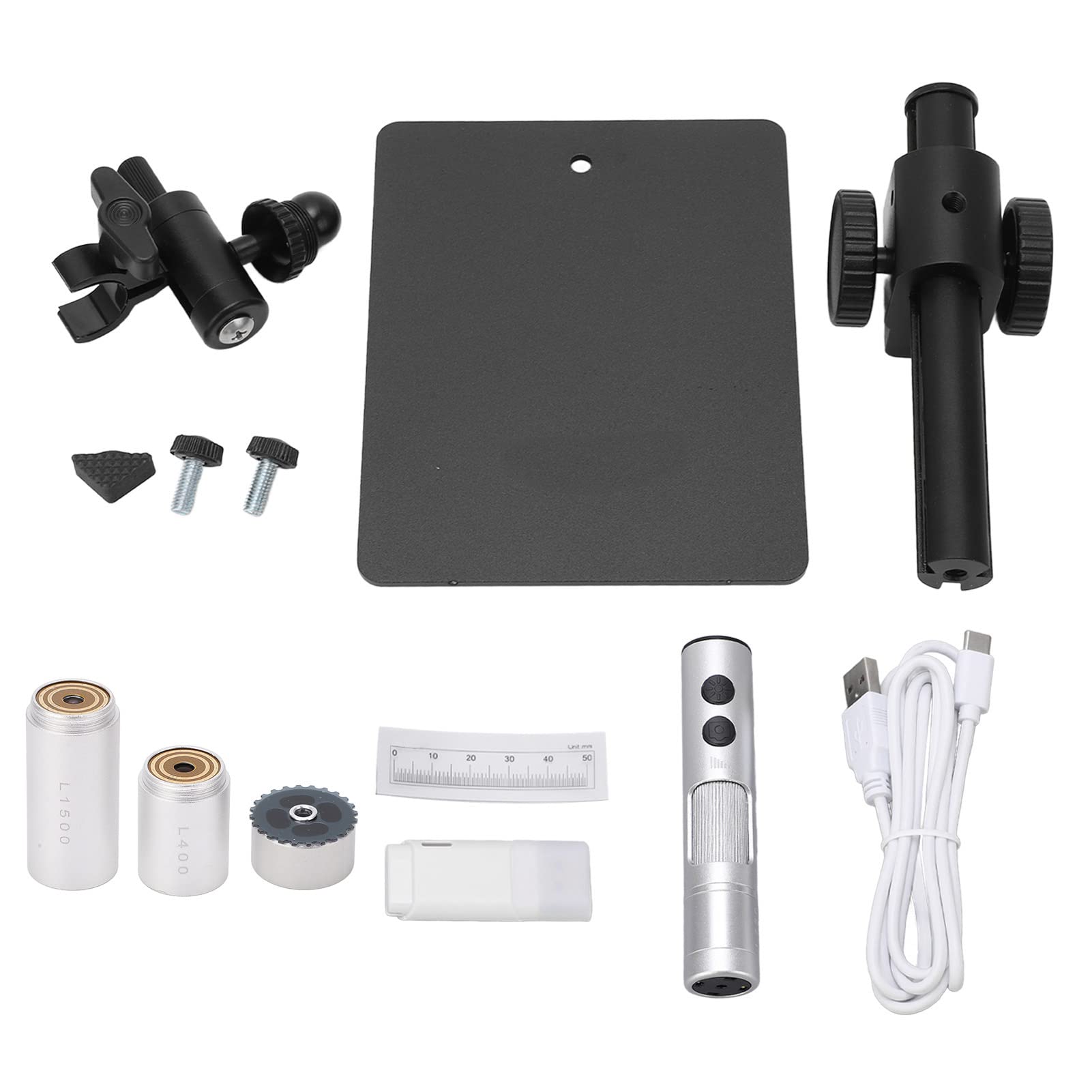 Garosa Set Microscopio Digitale, Kit Fotocamera Microscopio USB da 12 MP