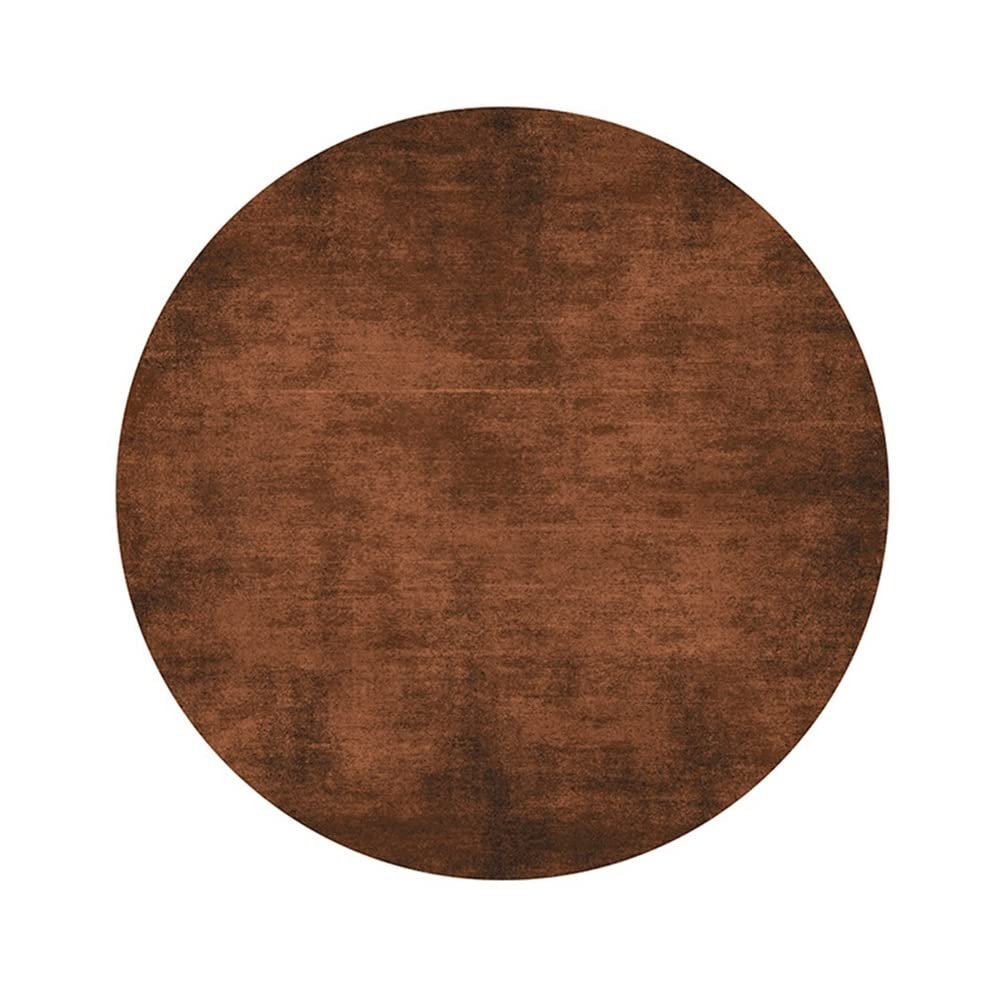 Tapis Moelleux Tapis de luxe à la mode de luxe à la mode Simple rond Tapis de pile courts courts super doux tapis anti-glissement Accueil Décoration Décoration parfaite ( Color : F , Taille : 160CM )