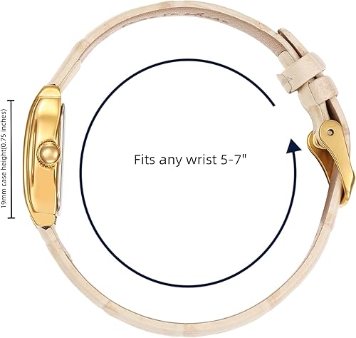 Miniatura 2 de Wristology Reloj vintage para mujer, estilo art deco, con caja rectangular, intercambiable, ajustable, esfera analógica fácil de leer