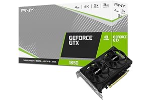 PNY GeForce GTX 1650 4GB GDDR6 Dual-Fan Graphics Card (Renewed) - Enhanced...