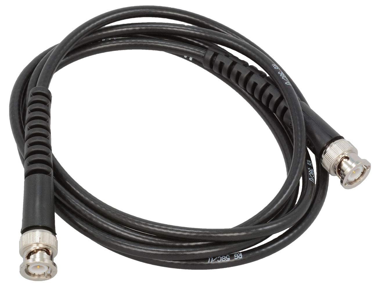 PomonaElectronics 2249-C-72 Cable Assembly RG58C/U BNC Male 50 Ohm 20 AWG 72" Length Black