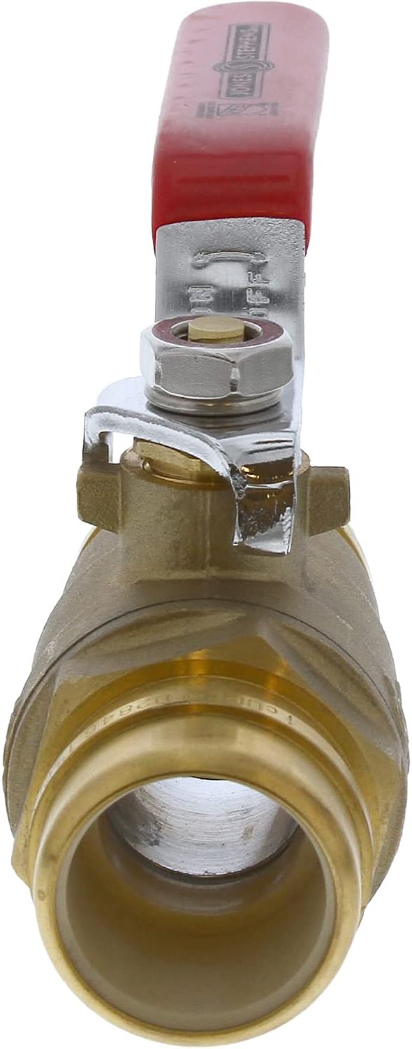 1" Full Port Brass Ball Valve with CPVC Connection