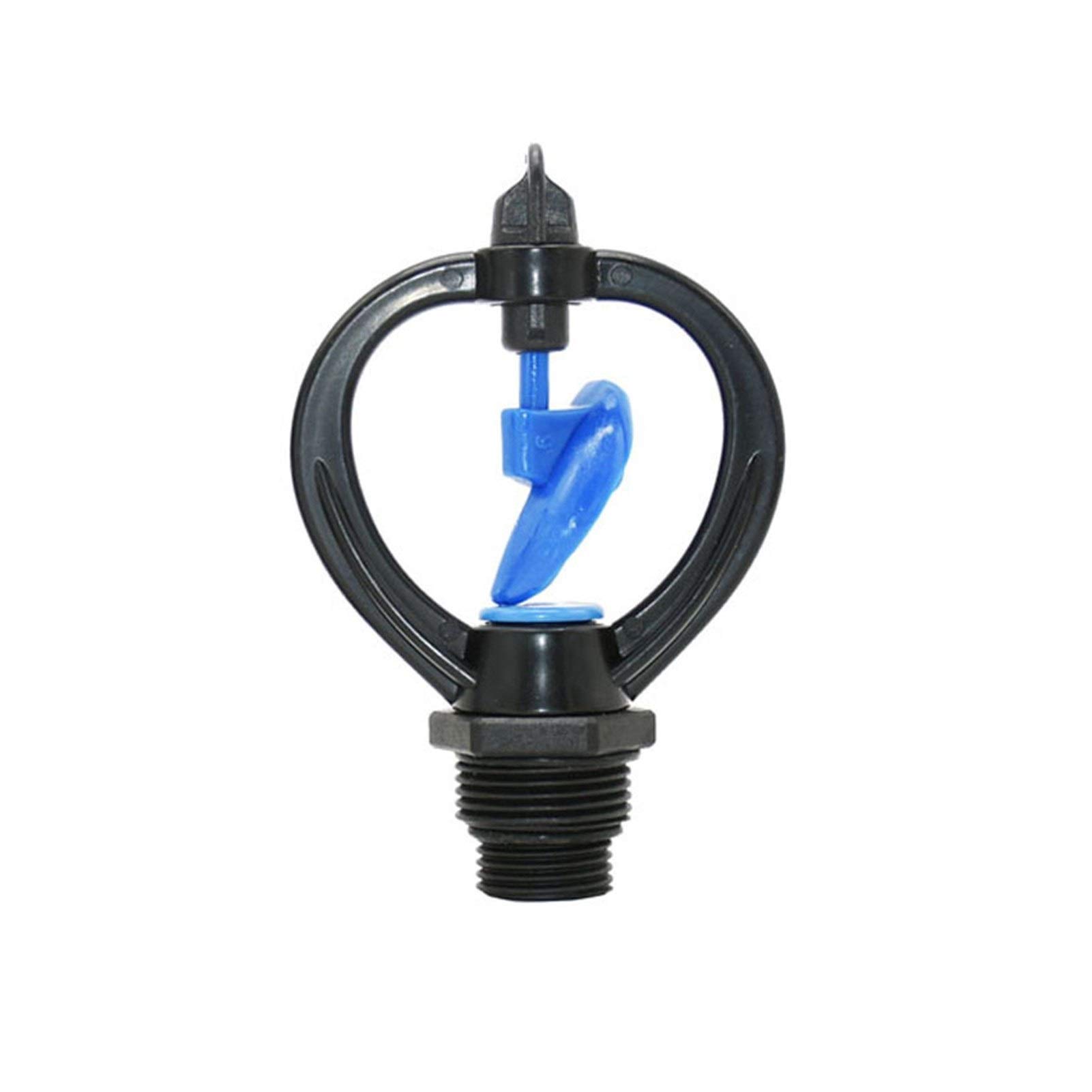 Küchengartenschlauch. 1/2 3/4 Inch Rotary Gartenbewässerung Sprinkler Garten Rasen-Sprenger zerstäubt Garten Wasser Bewässerung 30PC (Color : Male 1I2 3I4)