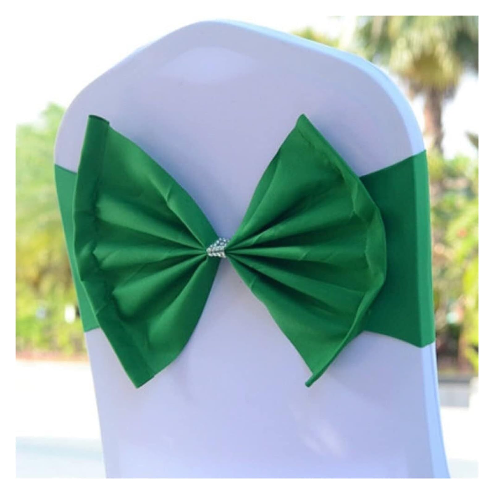 RZQVHBKXWGT chair sashes,10/50/100pcs/set Chair Bowknot Wedding Sashes Decoration 12 Colors Bow Knot Ties For Party Banquet,red,10 pcs (Color : Blu, Size pcs)(Grün,10 pcs)