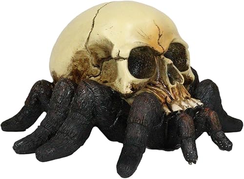 Miniatura 6 de Ebros Gift Fantástico Halloween Macabra Creepy Crawler Tarántula Arácnido Skulltula Araña Extraño Calavera Figura Calaveras Esqueletos Cráneos