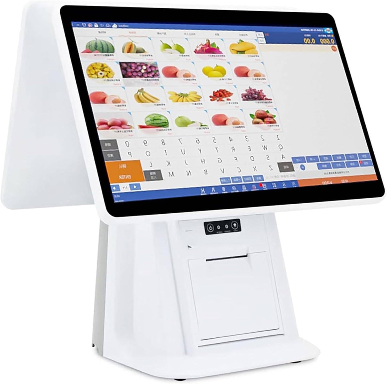 Elektronische Registrierkasse,Kompatibel Mit Bondruckern,Barcodescannern Etc,58/80mmprinter,Für Convenience Shops/Einkaufszentren/Bekleidungsgeschäfte/Restaurants/Cafés Dual-256G/80mm