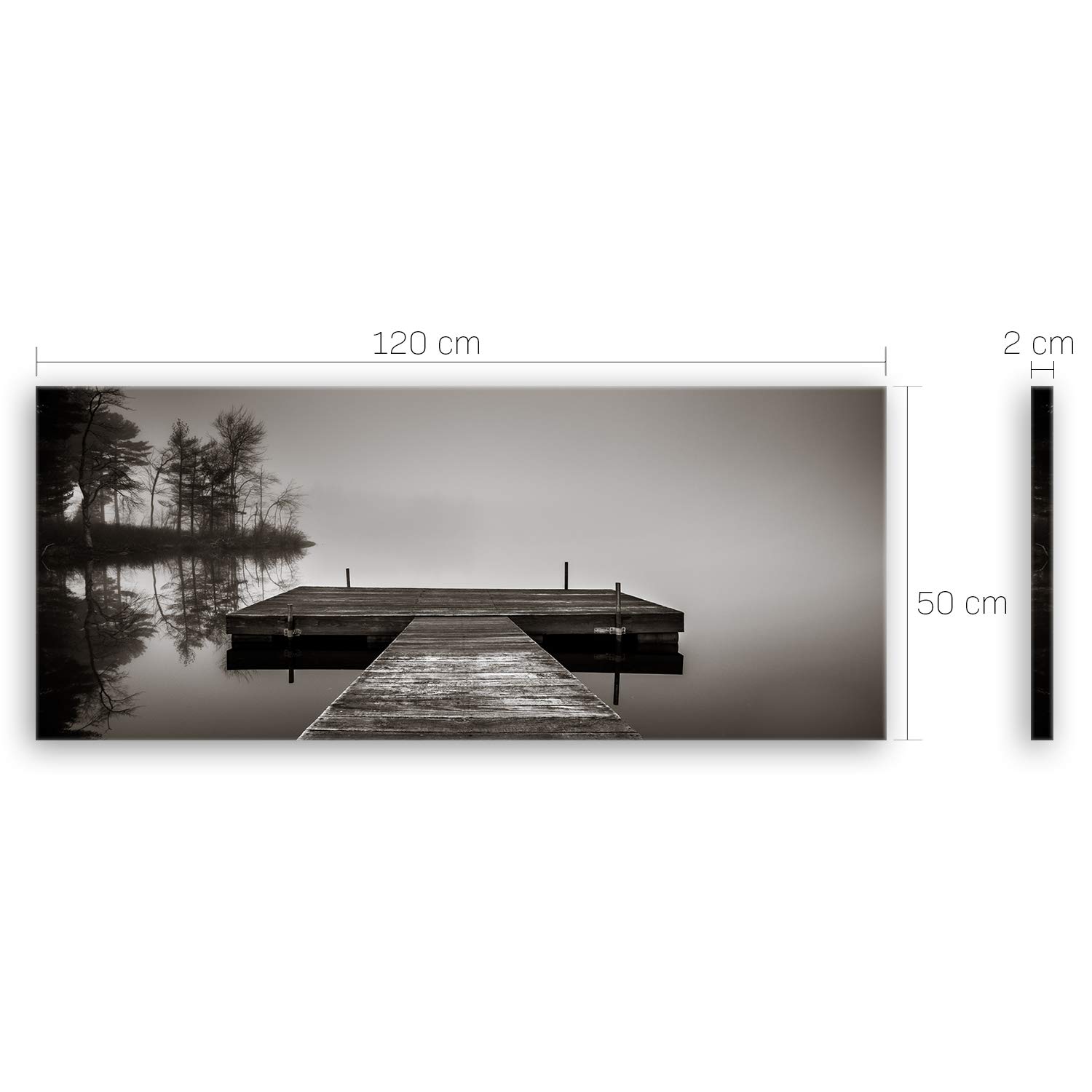 OneMillionCanvasses® Leinwandbild Schottischer Highlander - Kuh - Tiere