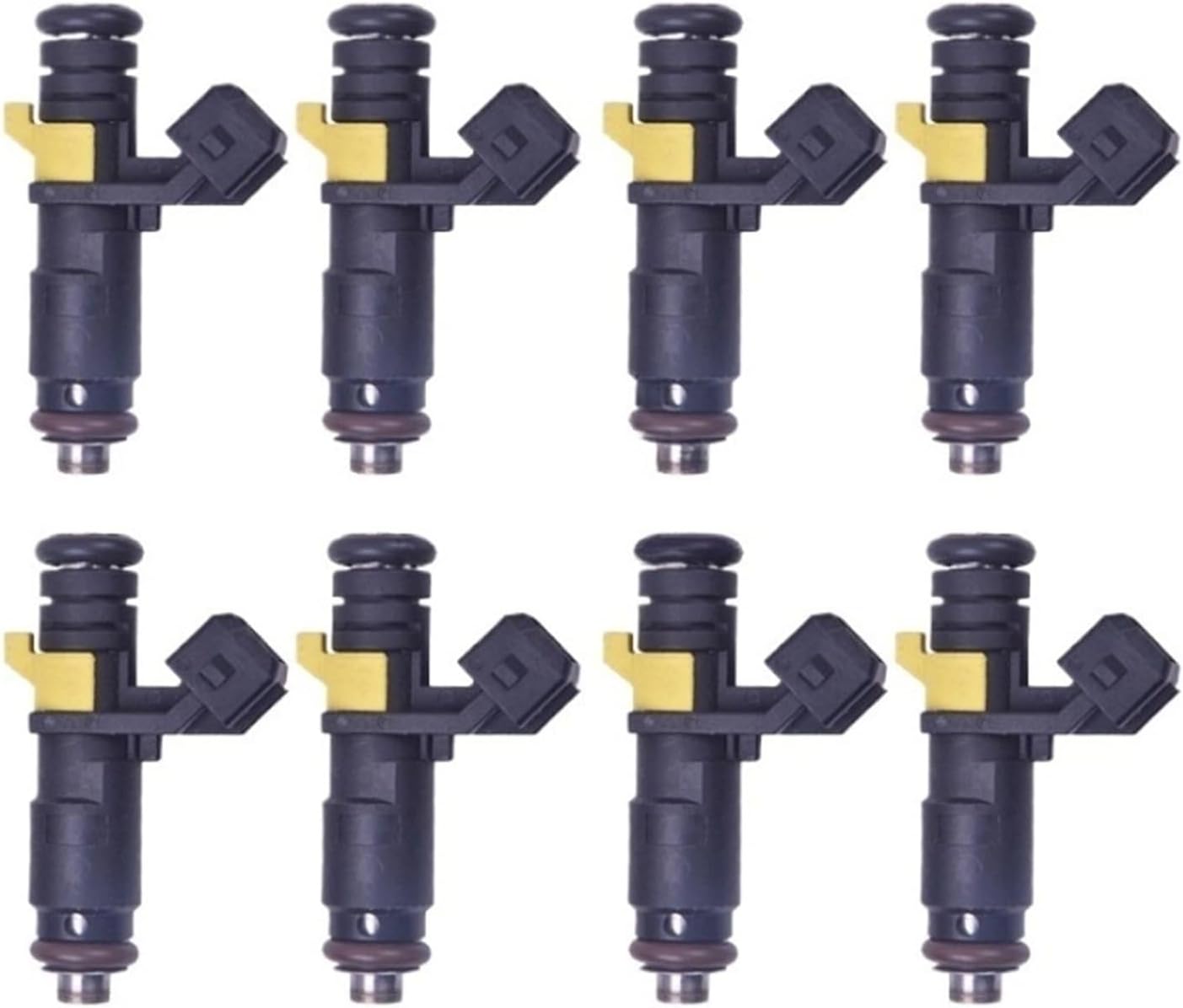 Nozzle 8X TR111205008 Bico Fuel Injector Compatible with Petrol Gasoline Car T R11 120 5008 TR111205008 Engine Injection Valves Direct Replacement High Performance Fuel Injection Kit