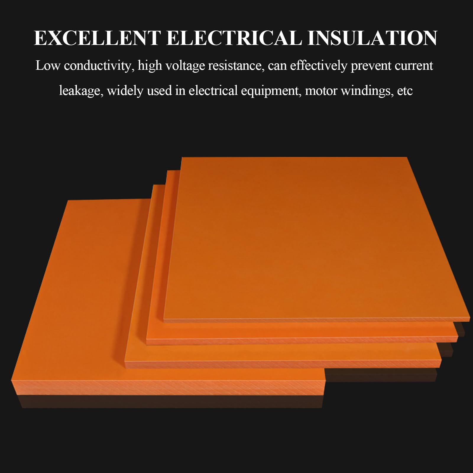 Placa De Baquelita De Resina Fenólica Espesor De La Placa 12Mm, 300×500Mm-500×500Mm para Aplicaciones Industriales, Eléctricas Y De Bricolaje,300×500×12mm