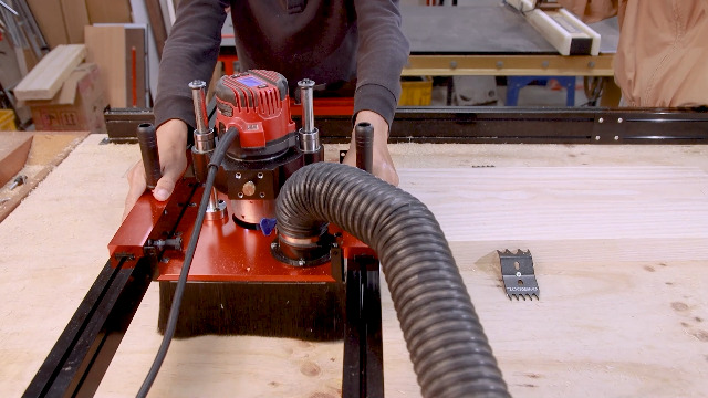 O'SKOOL Slab Flattening Router Sled with 3-Axis Gantry Jig | 3.5