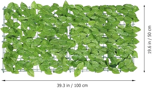 Miniatura 3 de Generic Valla de pared de plantas verdes, pantalla de privacidad de hiedra artificial, ampliable, para balcón, patio, exterior, decorativo, hiedra