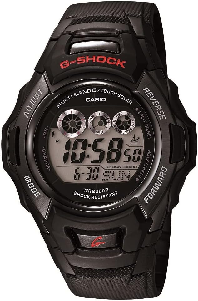 G-Shock GWM530A-1 Series | Watches for Men | Digital Watch | Black | 200M WR | Solar Power | Atomic Timekeeping | Full Auto EL Backlight | Countdown Timer | | Shock Resistant | World Time