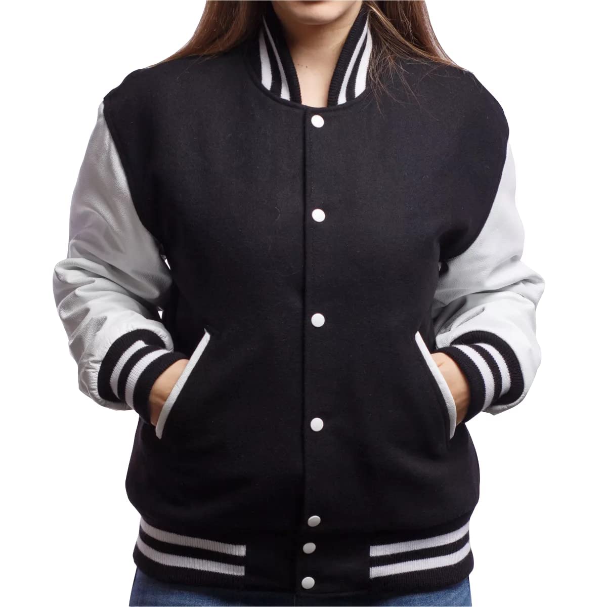 A to Z Creation Women's Regular Fit Bomber Jacket