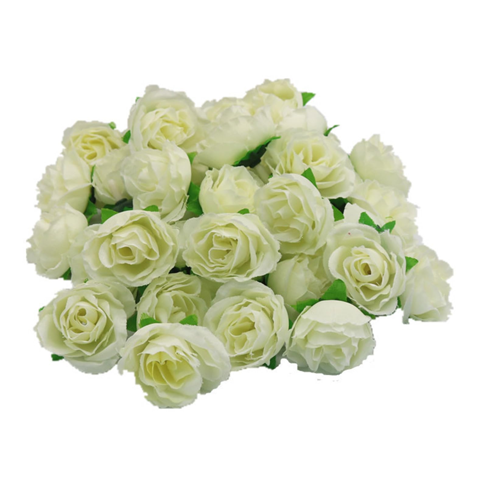 Kalttoy 200Pcs Artificial Rose Flower Head 1.18Inch Small Rose Buds for Wedding Bouquets Floral Arrangements Home Decoration Home Decoration Flower