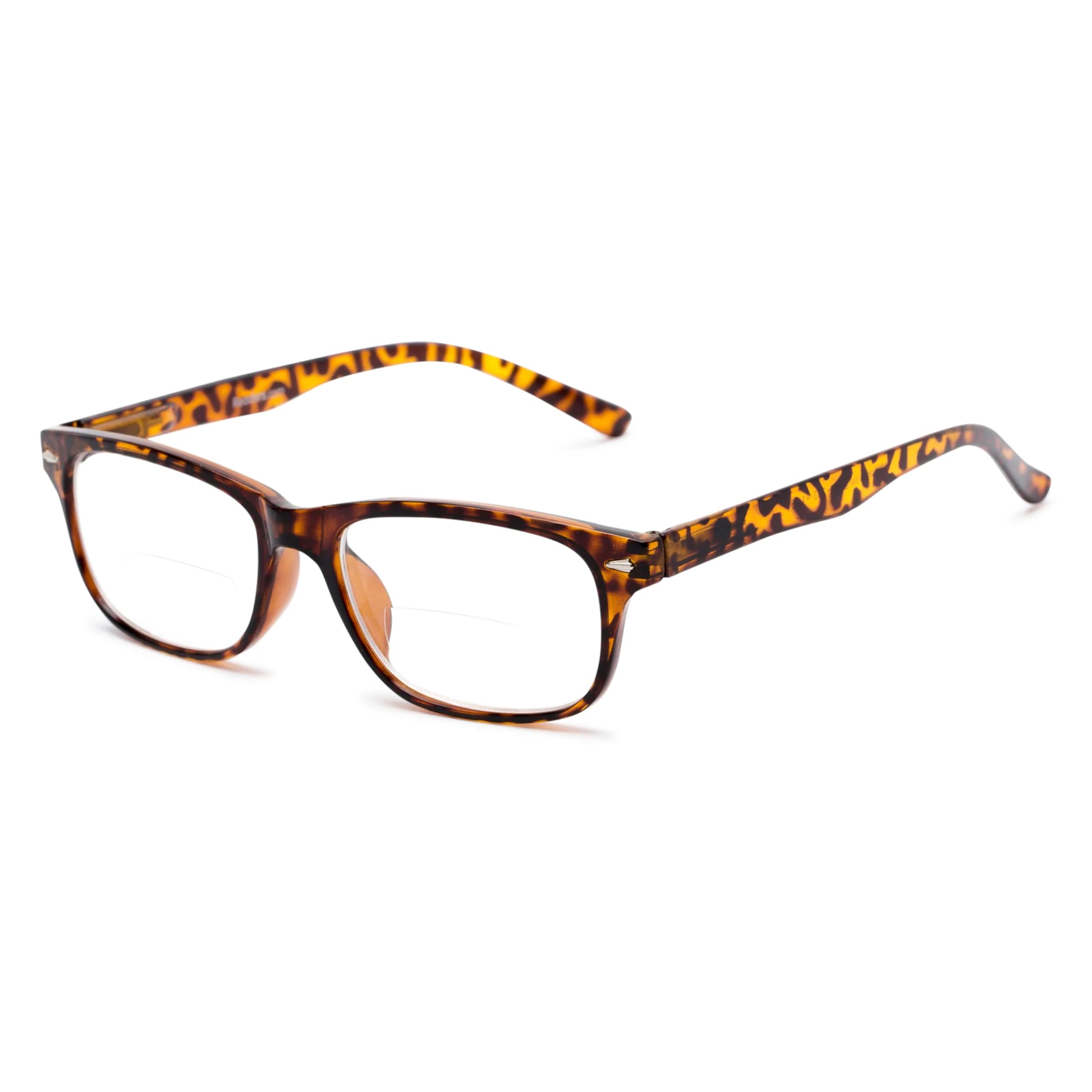 Readers.com Reading Glasses: The Williamsburg Bifocal square Style for Men and Women