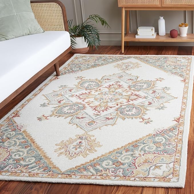 Image of Handmade Primium Collection Pure Woolen Carpet for Living Room,Bedroom and Hall (10 X 13) Feet Color Multi-6