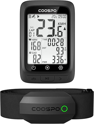 CooSpo Promoción del paquete COOSPO Ciclismo GPS Computadora Bicicleta Velocímetro Inalámbrico Bicicleta Computadora Bicicleta Odómetro BC107