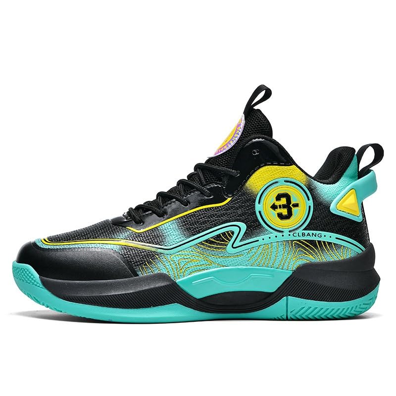 Zapatos de baloncesto para hombre ligeros y resistentes al desgaste con absorción de golpes