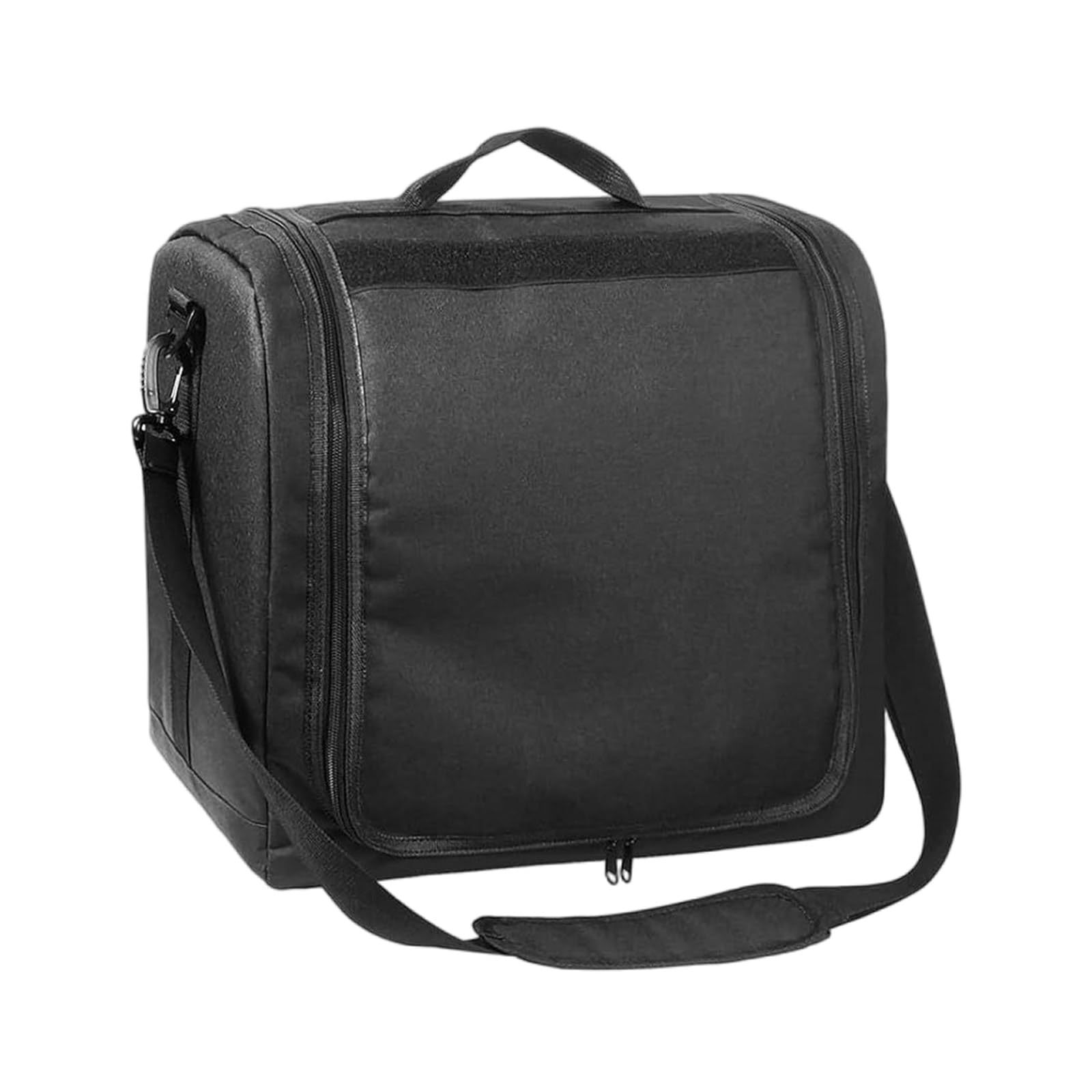 Carotoe Black Foldable Hat Organizers Bag Sturdy Polyester Compression Designs Fit Most Backpacks And Suitcases Portable Hat Storage Bag