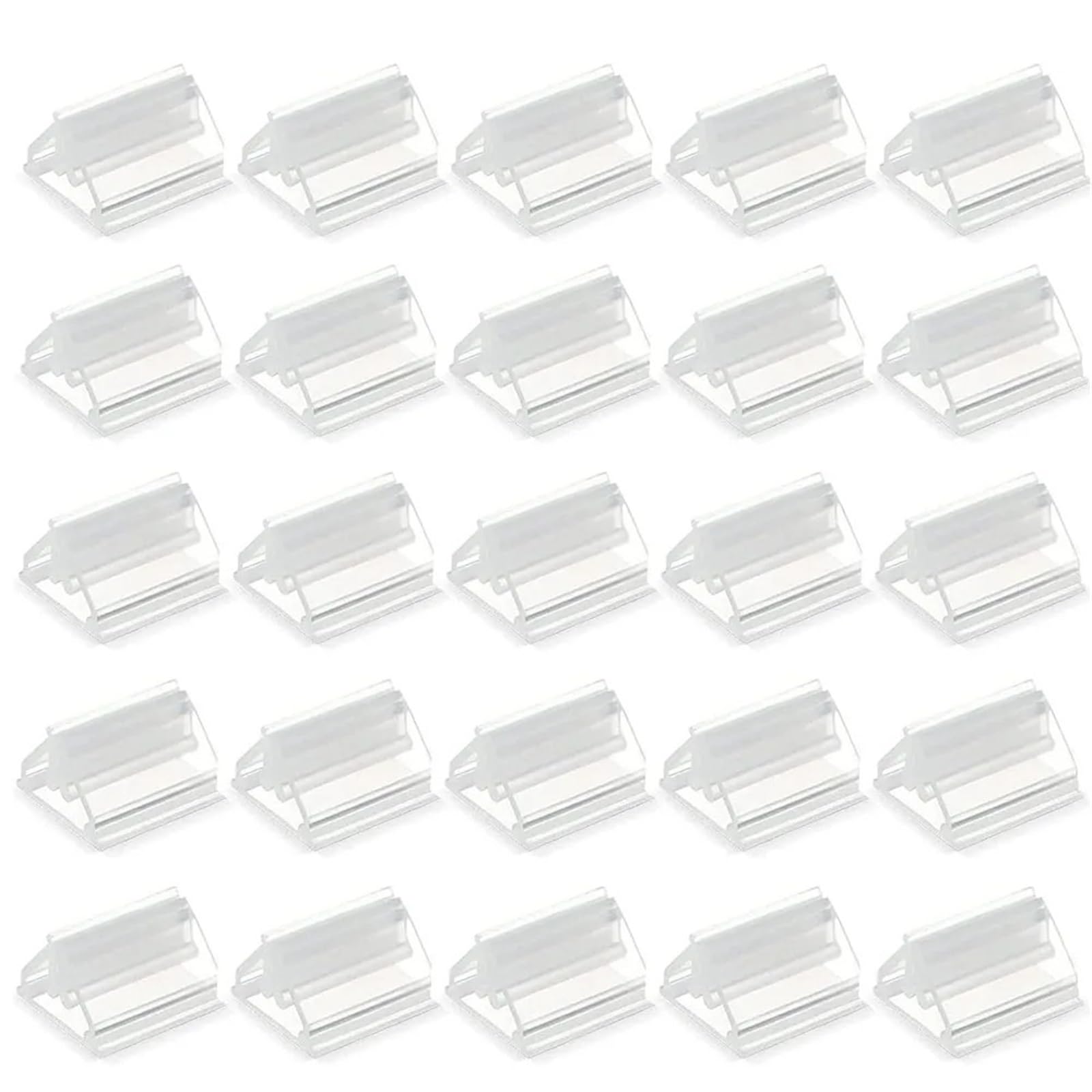 GOXQIT 96Pcs Mini Clear Stands Place Card Holders Table Number Base Stand For Photos Games Wedding Party Decor For Party