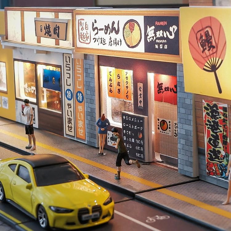 ■1/64【日本の居酒屋➕フォトショップガレージ】新品セット販売/LED照明付 □1/64【日本の居酒屋➕フォトショップガレージ】新品セット販売