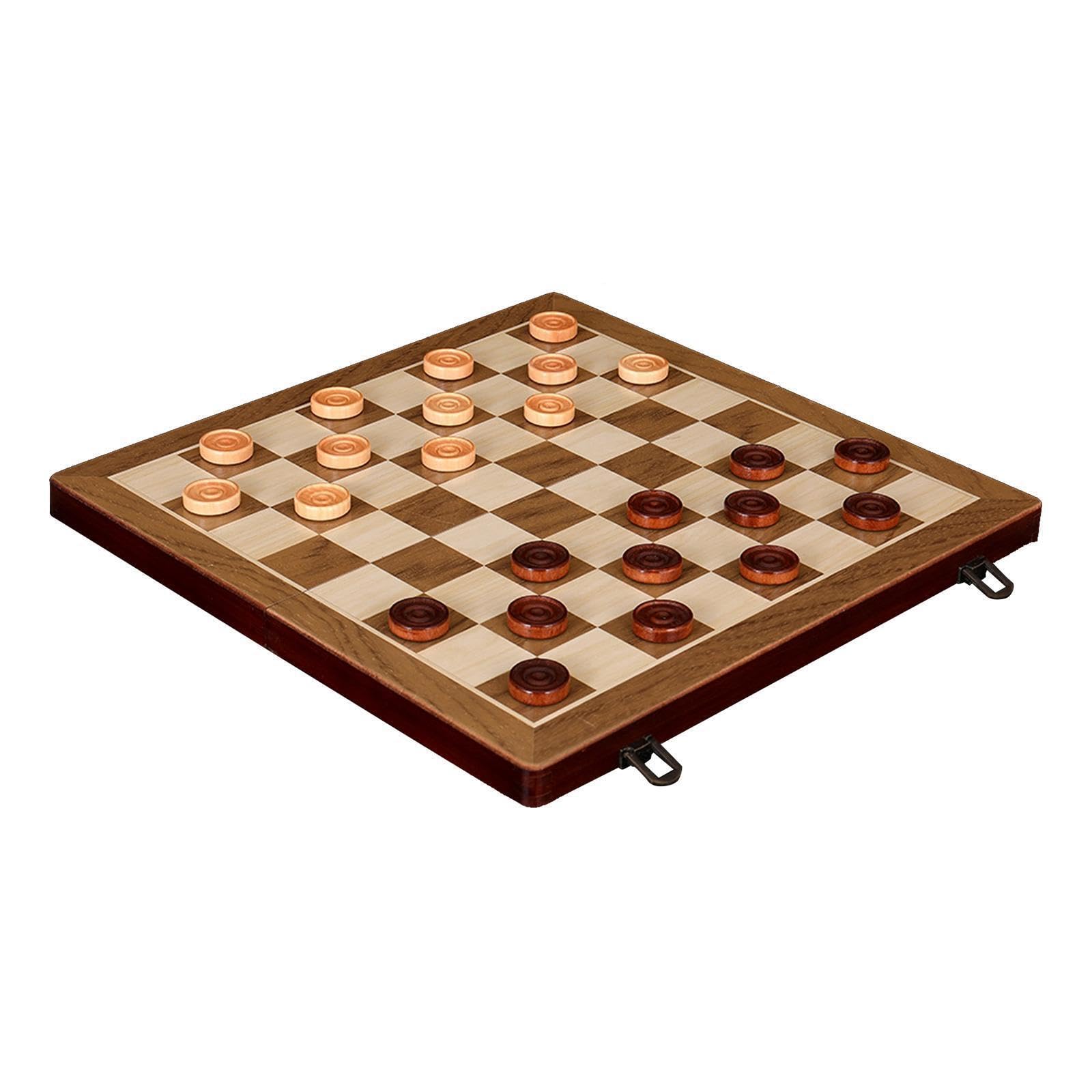Jeu de société de Dames d'échecs, Ensemble Complet Inclus pour débutants et Joueurs expérimentés, pièces de stratégie engageantes, Jeux de
