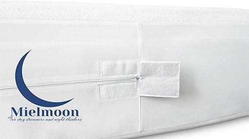 Miniatura 3 de Protector impermeable de alta calidad para colchón de 360, ultra suave, con cremallera, sin vinilo, transpirable, tacto silencioso (se adapta a 9-14