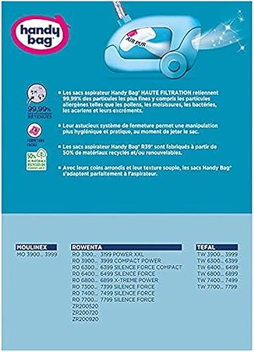 Miniatura 2 de Bolsa de teléfono móvil bolsas de aspiradora para aspiradora Rowenta  Almacenamiento hermético, filtro Öko Rowenta 4 Sacs