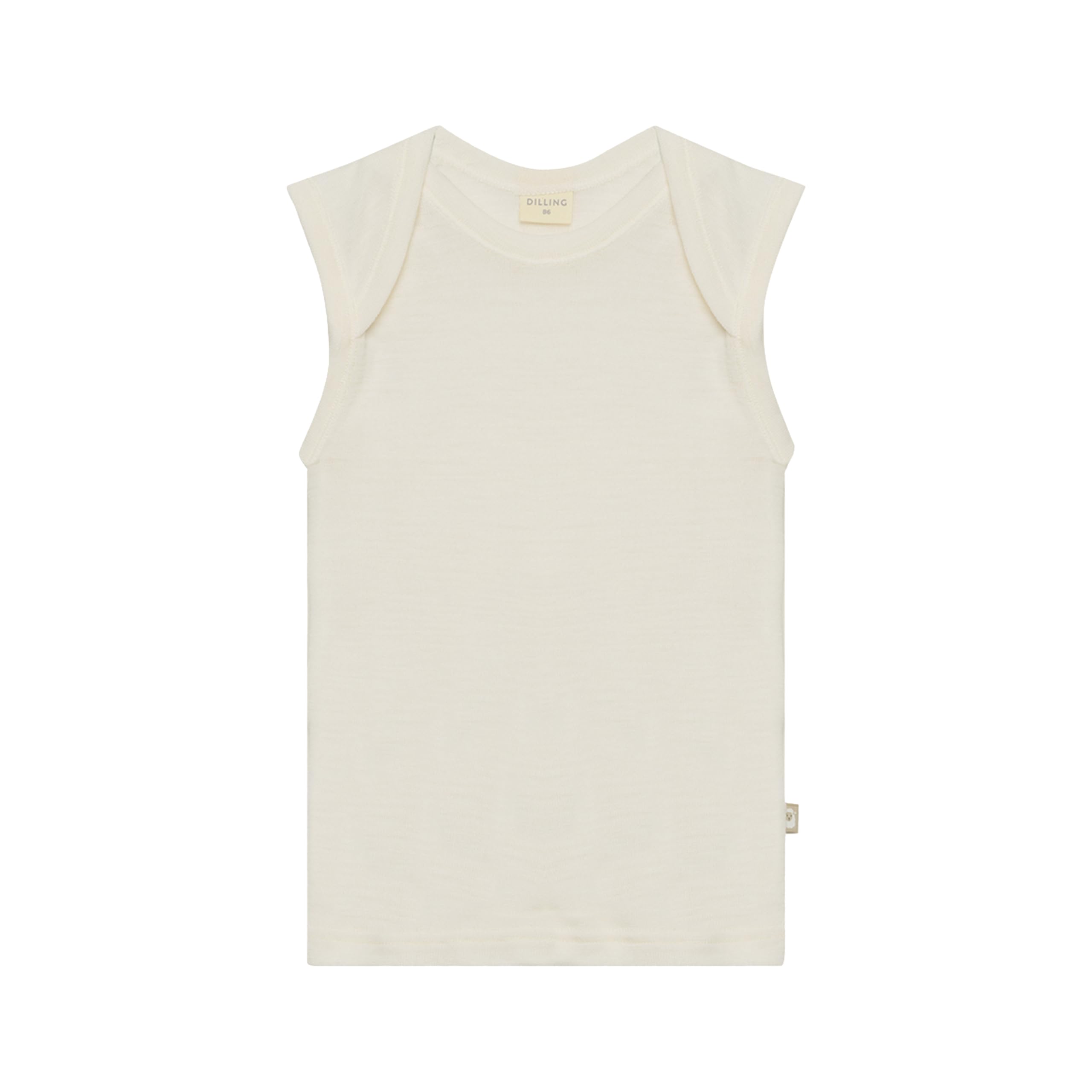 DILLING Baby Tank top - Organic Merino Wool Nature 98