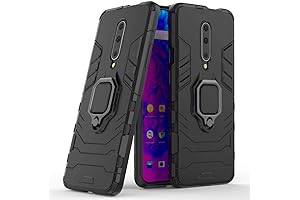 OnePlus 7 Pro Magnetic Case with Ring Grip and Kickstand